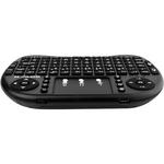 Mini Teclado Wireless Com Touchpad Preto Mini Teclado GENERICO