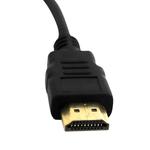 Cabo Conversor HDMI Macho Para VGA Fêmea Para Tv Pc Xbox360 Notebook Com 22 centímetro hdmi/vga GENERICO