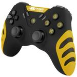 Controle 4 Em 1 Para Pc Ps1 Ps2 Ps3 Sem Fio Amarelo KP-4037 KP-4037 KNUP