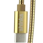 Cabo Type-C 1 Metro 2.1A USB Dourado SHINKA SJX-II-TPC SJX-II-TPC SHINKA