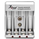 CARREGADOR DE PILHAS AA/AAA/9V KP-511 KNUP