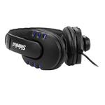 Headphone Gamer USB Com Microfone Super Bass Azul SH-Q7 SHINKA