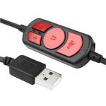 Headphone Gamer USB Com Microfone Super Bass Azul SH-Q7 SHINKA