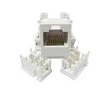 Keystone Jack Cat5E Rj45 Branco WT-2001C/W SECCON