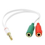 Cabo Adaptador De Audio P2 Para P3 Ps4 Xbox One Smatphones branco - GENERICO