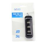 Hub USB 2.0 4 portas 480mbps EXBOM UH-20 UH-20 EXBOM