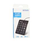 Teclado Numerico USB 18 Teclas EXBOM BK-N30 BK-N30 EXBOM