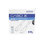 Cabo HDMI 1.4 Com Filtro Sem Malha Conectores Banhados Full HD1080 5 Metros EXBOM CBX-H50SM CBX-H50SM EXBOM