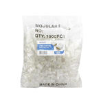 Conector Rj45 Macho Pacote Com 1000 Unidades Cat5E CONT-RJ45P1K EXBOM