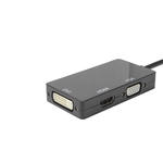 Conversor Mini Displayport Macbook HDMI VGA E DVI 3 Em 1 10 Centímetros DEX AD-905A AD-905A DEX