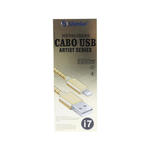 Cabo Para iPhone 1 Metro 2.1V USB Metal Dourado SHINKA SJX-II-6S SJX-II-6S SHINKA