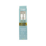 Cabo USB V8 Emborrachado 1.20 Metros Branco CB-V8-67 SHINKA