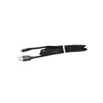 Cabo Para iPhone 1.20 Metros Emborrachado Preto CB-IP-67 SHINKA