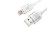 Cabo Para iPhone (lightning) 1.20 Metros Emborrachado Branco CB-IP-67 SHINKA