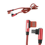 Cabo V8 USB 3.0A 1 Metro Vermelho SHINKA CB-V8-90 CB-V8-90 SHINKA